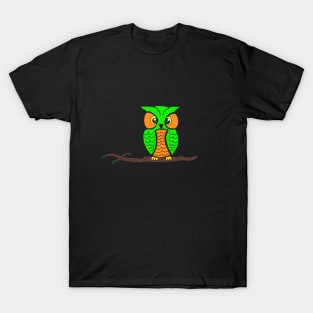 Cute Owl Design T-Shirt